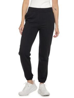 Allbirds Black Anytime Comfort Soft Cotton Blend French Terry Jogger Sweatpants